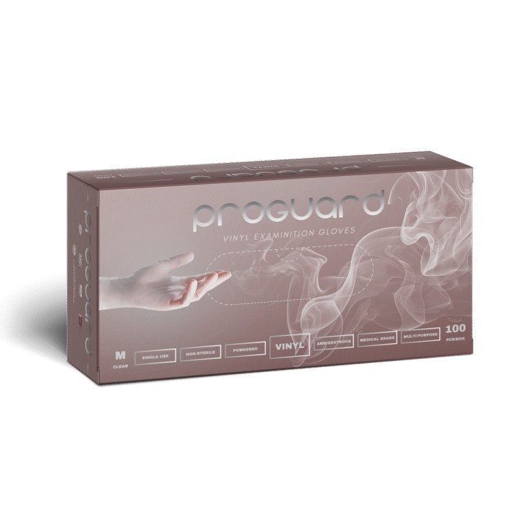 PROGUARD Vinyl Gloves (Clear – Powdered)
