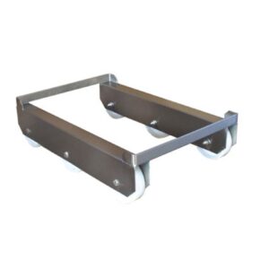 Plastic crates transporting roller