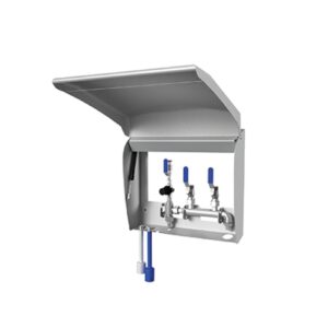 Manual satellite, central chemical supply
